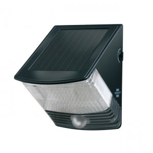 Solar-LED-Wandleuchte Sol schwarz m. Bew