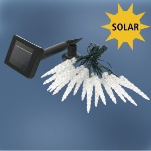 Solar-Lichterkette Eiszapfen