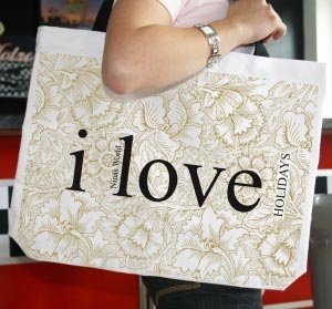 Sommer und Strandtasche mit Namen