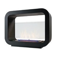 Sompex - Standkamin, klein, schwarz