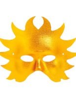 Sonne Gesichts-Maske gold