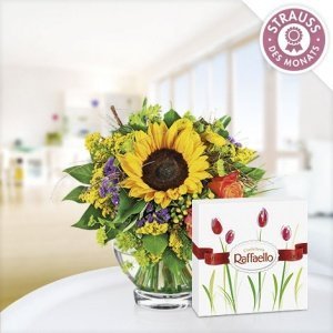 Sonnengruß mit Ferrero Raffaello