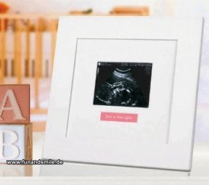 Sonogramm Bilderrahmen