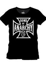 Sons of Anarchy T-Shirt Kreuz schwarz Li