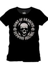 Sons of Anarchy T-Shirt Totenkopf schwar