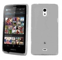 Sony Xperia T TPU Silikon Hülle - Grau