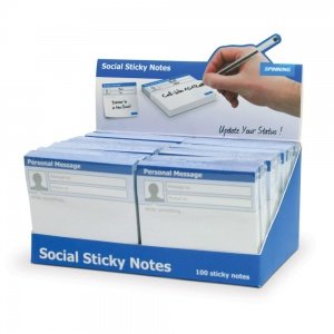 Soziales Post-it – Facebook Haftnotizen