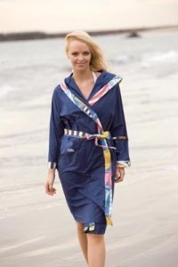 _ SPLENDY Bademantel - BUNT L