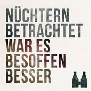 SPRÜCHEKLOPFER Magnet-Sticker - NÜCHTERN