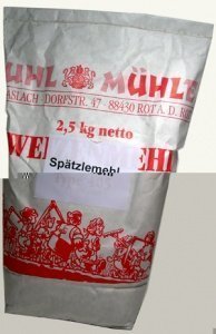 Spätzlemehl / Nudelmehl,  2,5Kg