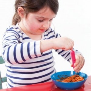 Spaghetti Gabel Rolognese pink