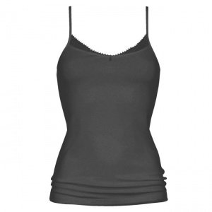 Spaghettiträger-Top Mey Pearl, schwarz