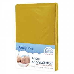 Spannbettlaken Jersey gelb