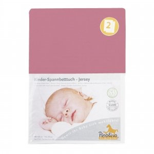 Spannbetttuch Jers.altrosa140x