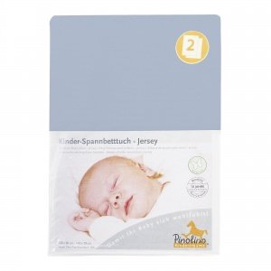 Spannbetttuch Jers. hellbl.140