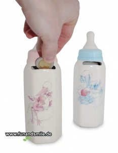 Spardose - Baby Nuckelflasche