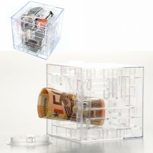 Spardose - Geld Labyrinth