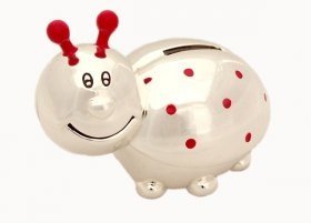 Spardose Marienkäfer