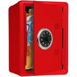 Spardose Mini-Tresor (Rot)