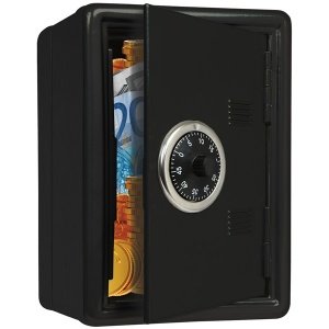 Spardose Mini-Tresor (Schwarz)