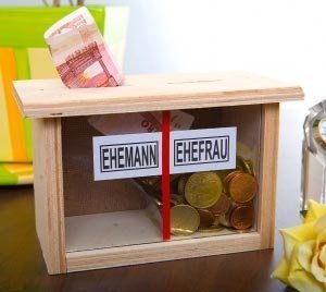 Spardose für Eheleute