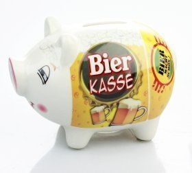 Sparschwein Bier-Kasse