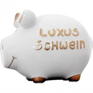 Sparschwein Luxus-Schwein Gold-Edition