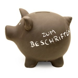 Sparschwein zum Beschriften