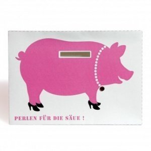 Spartüte Piggy Bank Bag Perlen für die S