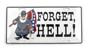 Spass-Schild FORGET HELL!