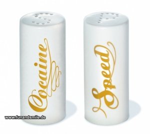 Speed & Cocain Pfeffer-/Salzstreuer