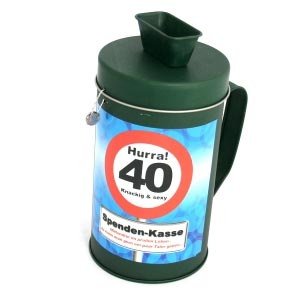 Spenden-Kasse *Hurra! 40*