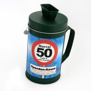 Spenden-Kasse *Hurra! 50*