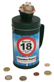 Spendendose - 18 Jahre