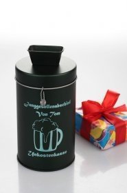 Spendendose graviert Junggesellenabschie