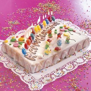 Spezial-Silikon-Backform "Happy Birthday