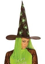 Spiderhat grün mit Haaren