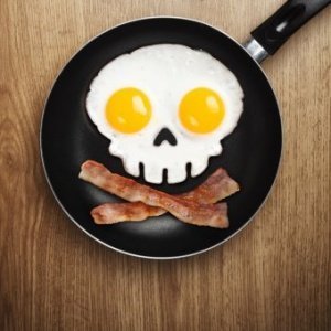 Spiegeleiform Totenkopf Funny Side Up Sk