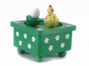 Spieluhr Musikbox Huhn und Ei
