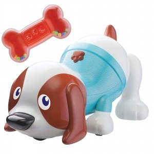 Spielzeughund mit Rassel