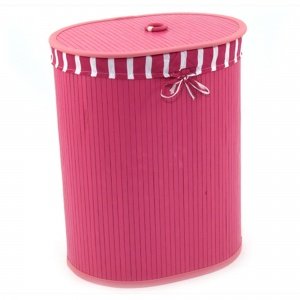 Spielzeugkorb oval, pink R7