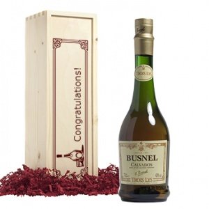 Spirituosen mit Text - Calvados Busnel T