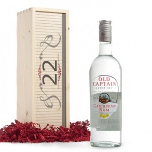 Spirituosen mit Text - Rum Old Captain W