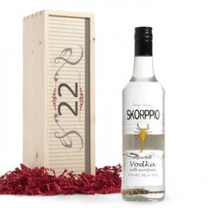 Spirituosen mit Text - Vodka Skorppio