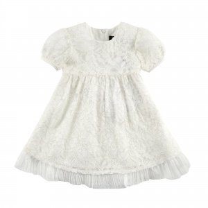 Spitzenkleid kurzarm