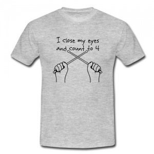 Schlagzeuger Sprüche T-Shirt