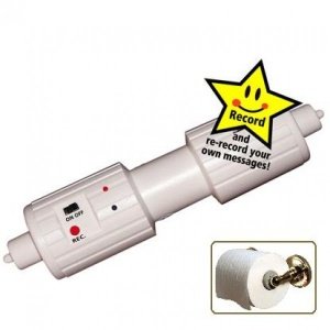 Sprechende Toilettenpapier - Halterung