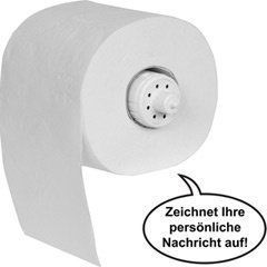 Sprechender Toilettenpapier Halter