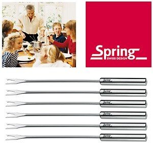 Spring 6er Set Fondue-Gabeln aus Edelsta