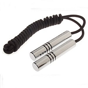 Springseil aus poliertem Metall